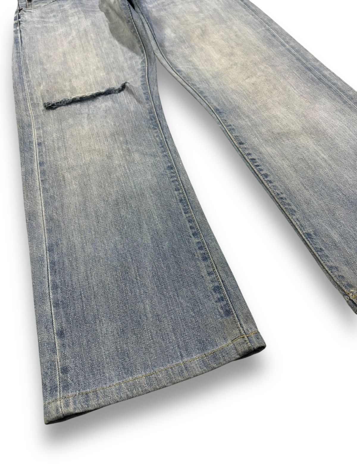 Uniqlo Vintage Uniqlo Selvedge Regular Straight Distressed Jeans Size US 32 / EU 48 - 10 Thumbnail