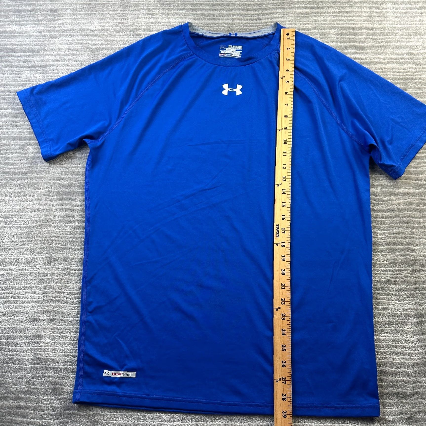 Under Armour Under Armour Shirt Mens 3XL Blue Compression HeatGear Size US XXL / EU 58 / 5 - 8 Thumbnail