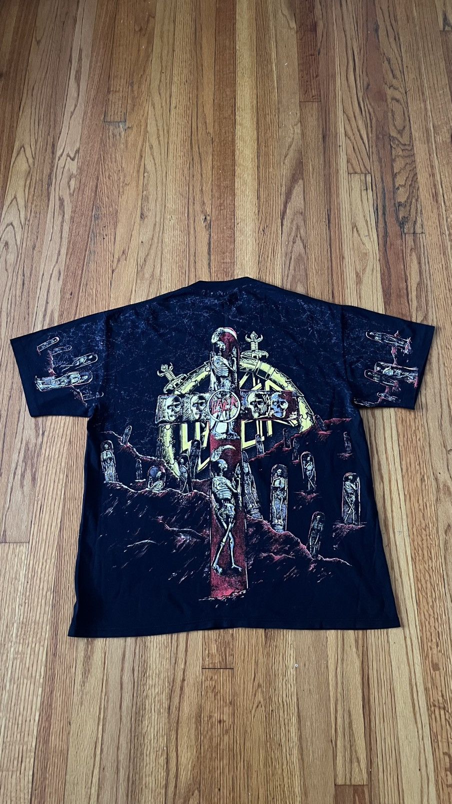 Brockum 1991 SLAYER All Over Print Shirt Size US XL / EU 56 / 4 - 7 Thumbnail