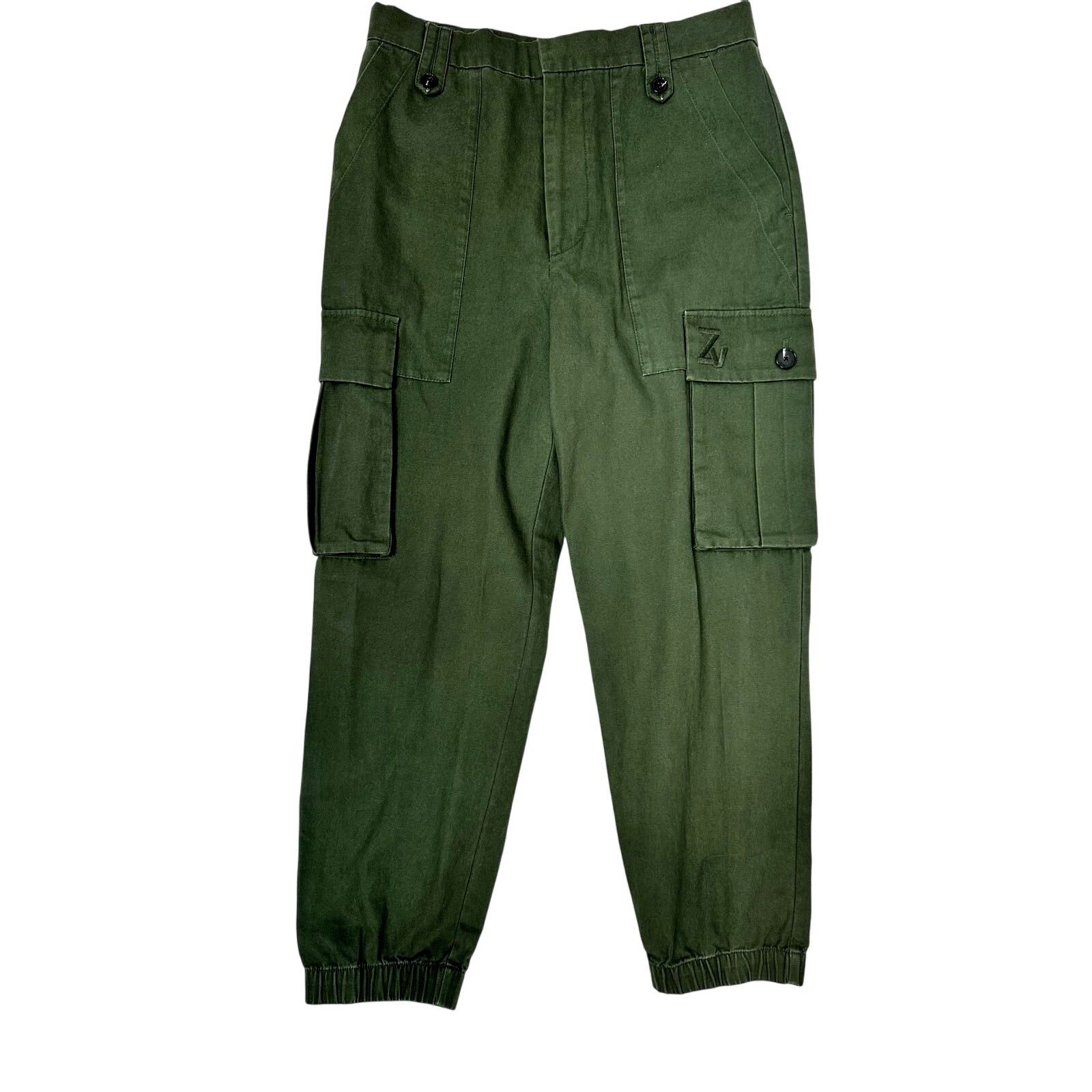 Zadig & Voltaire Zadig & Voltaire Pilote Cargo Pants Army Green 38 Size 30" / US 8 / IT 44 - 7 Thumbnail