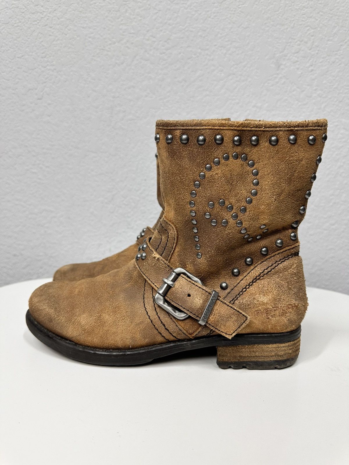 A.S.98 Vintage Leather Boots AS 98 Style Kapital Vibe Rick Owens Size US 7.5 / EU 40-41 - 6 Thumbnail