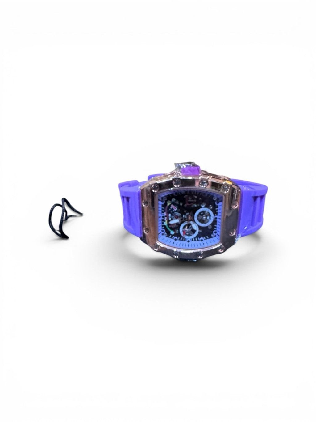 The Unbranded Brand AJ Couture Tonneau Quartz Watch NWT Size ONE SIZE - 1 Thumbnail