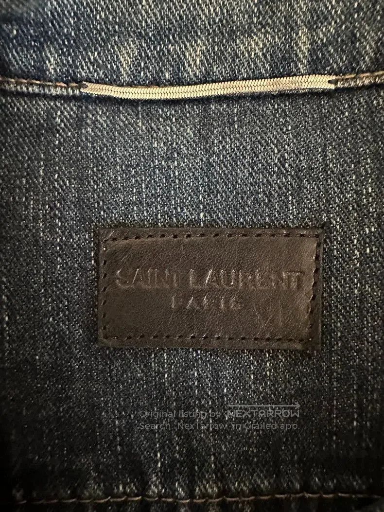Saint Laurent Paris SAINT LAURENT Limited Shark Denim Jacket. Size US M / EU 48-50 / 2 - 3 Thumbnail