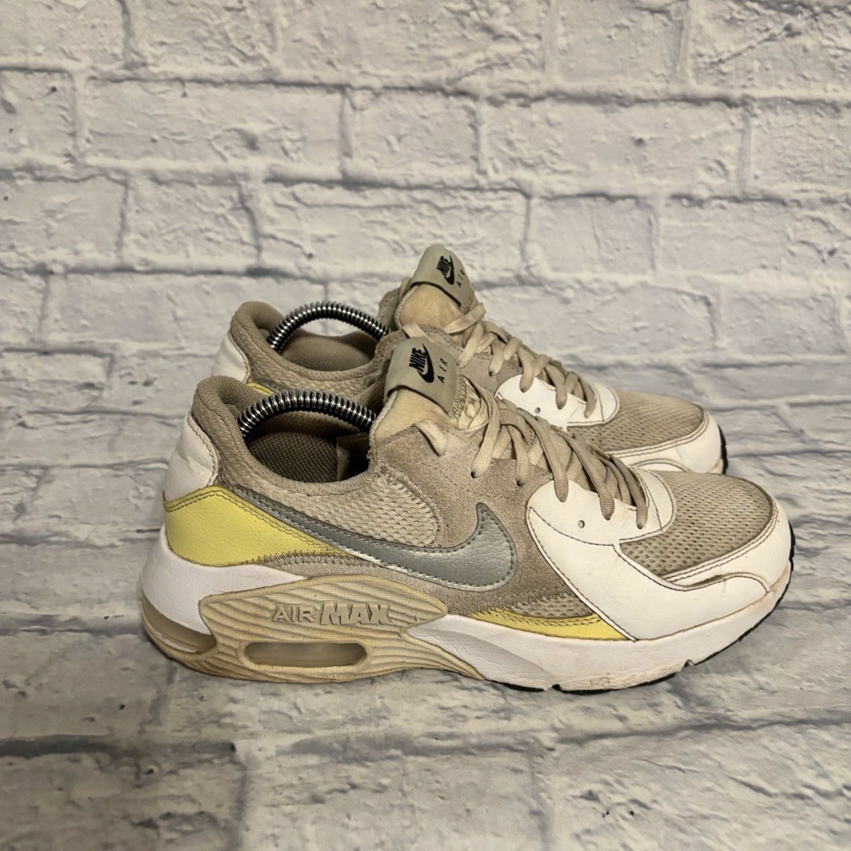 Nike Nike Air Max Excee Womens Athletic Training Shoes White 8.5 CD5432-111 Running Walking Breathable Sneakers Size US 6 / IT 36 - 2 Thumbnail
