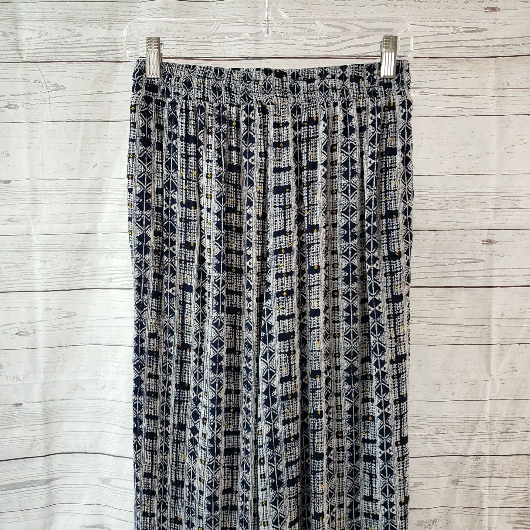Vintage Knox Rose Womens Pull On Pants XS Blue Yellow Tassels Rayon High Rise Pants Ladies XS Blue Tassel Rayon High Rise Size 26" / US 2 / IT 38 - 4 Thumbnail