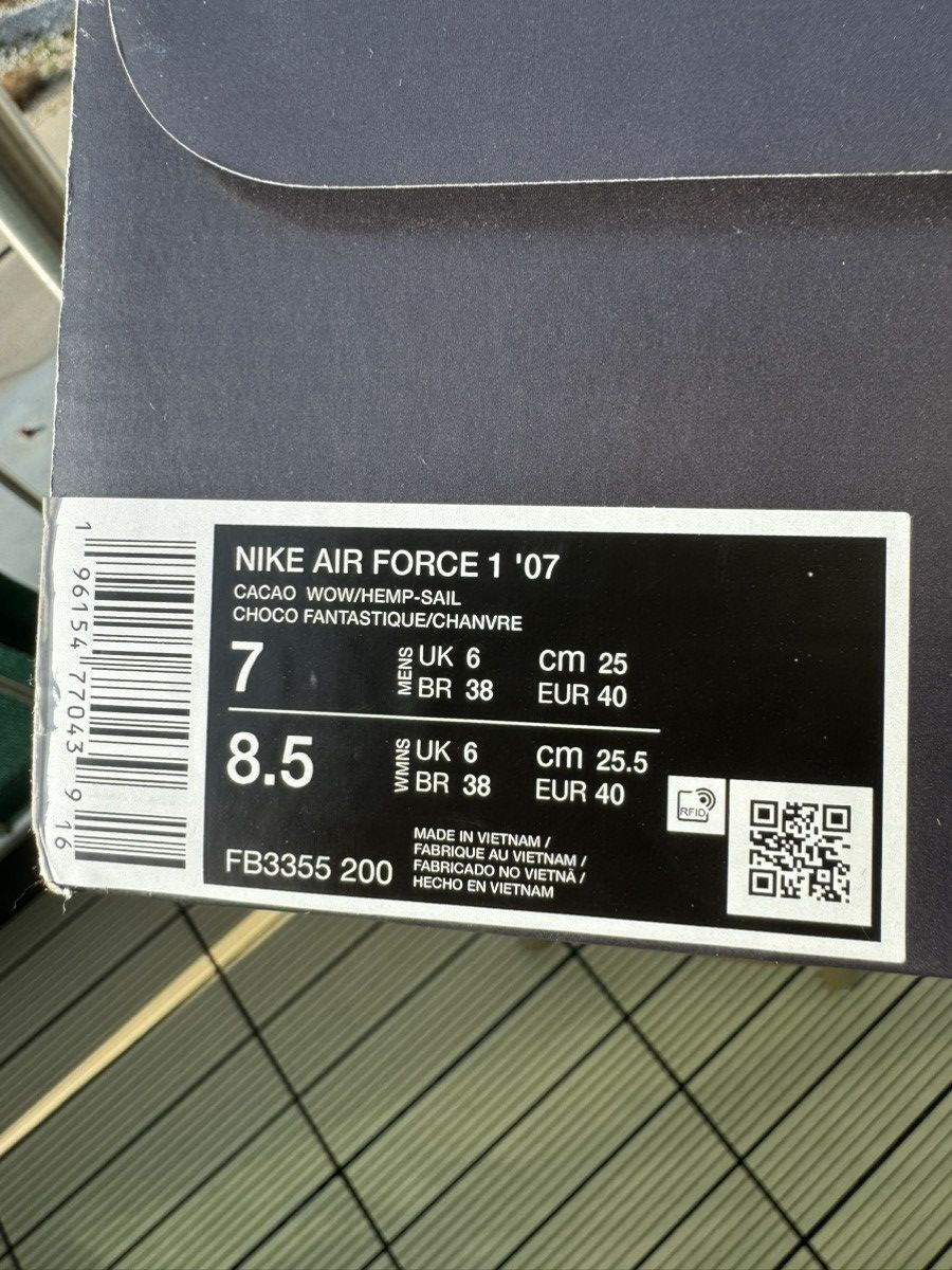 Nike Nike Air Force 1 Low '07 “Mocha” (FB3355-200) 40 EU Size US 9 / IT 39 - 24 Thumbnail