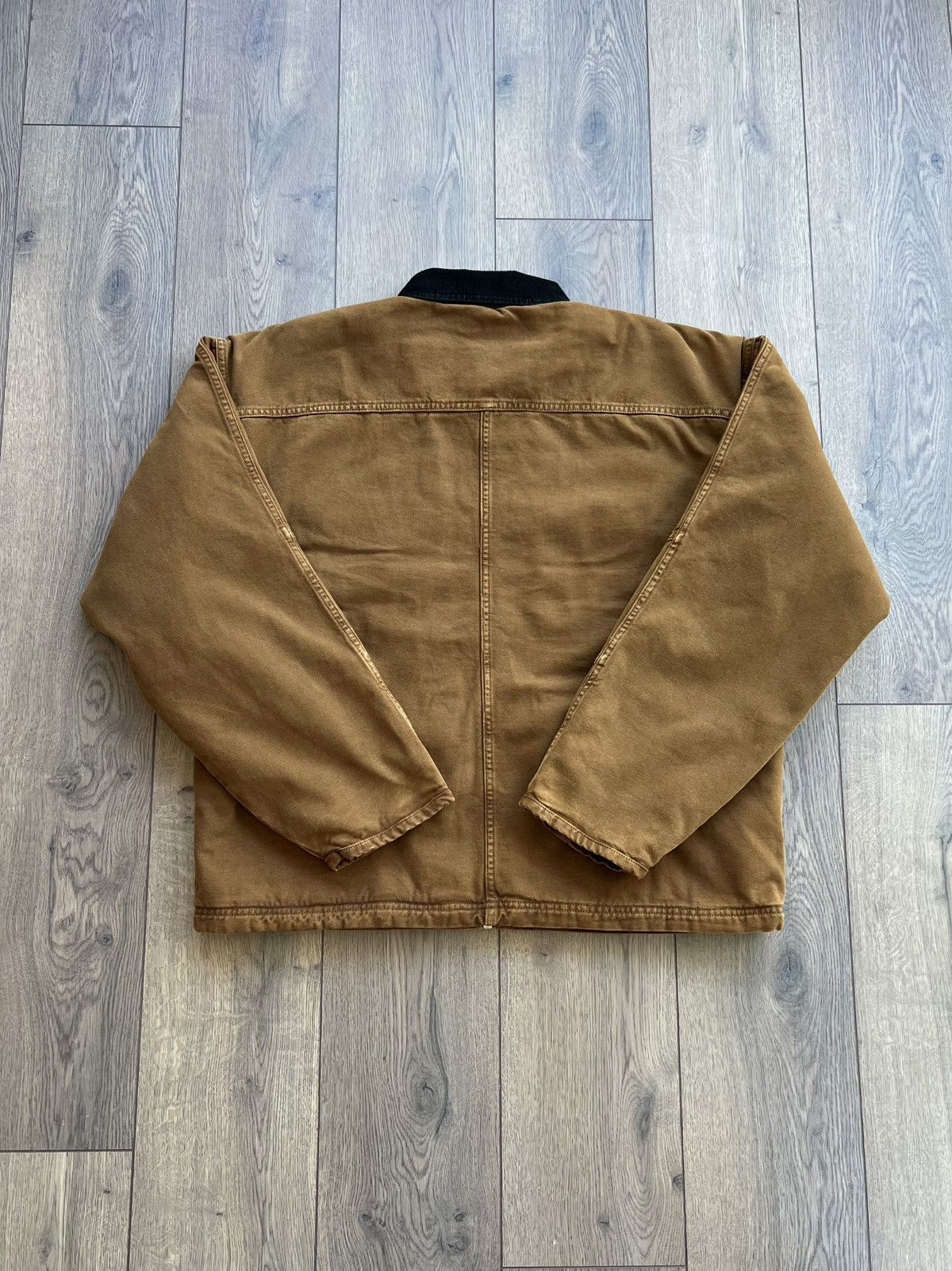 Stussy Stussy Washed Canvas Shop Jacket Bronze XXL Size US XXL / EU 58 / 5 - 6 Thumbnail