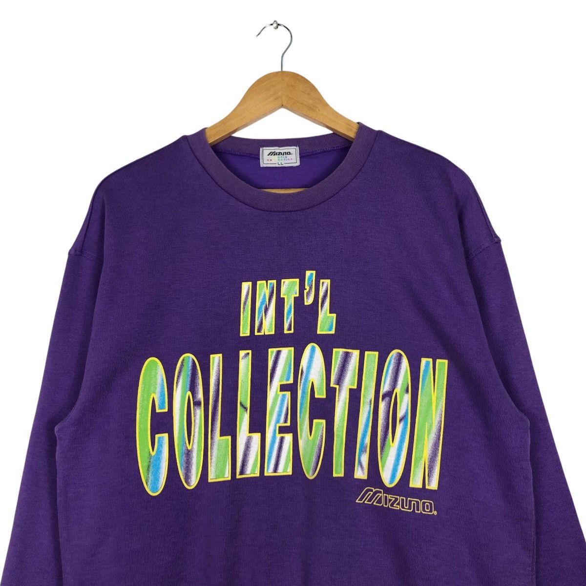 Japanese Brand × Mizuno Vintage Sweatshirt Sportswear Mizuno 90s Medium Size US M / EU 48-50 / 2 - 2 Thumbnail