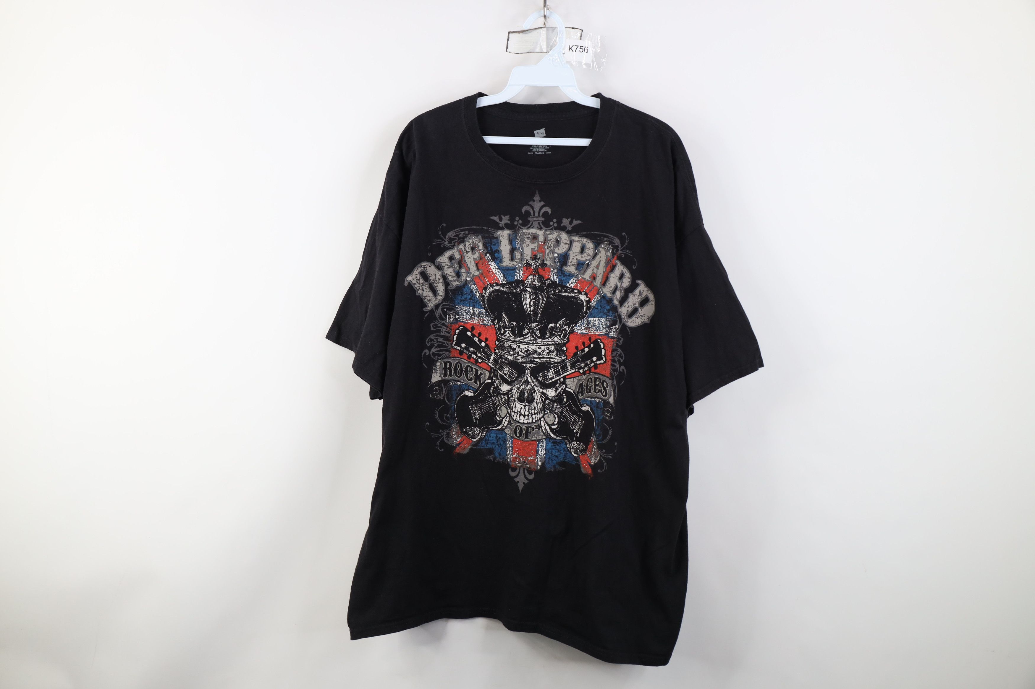Vintage Y2K 2012 Rock of Ages Tour Def Leppard Band T-Shirt Cotton Size US XXL / EU 58 / 5 - 1 Thumbnail
