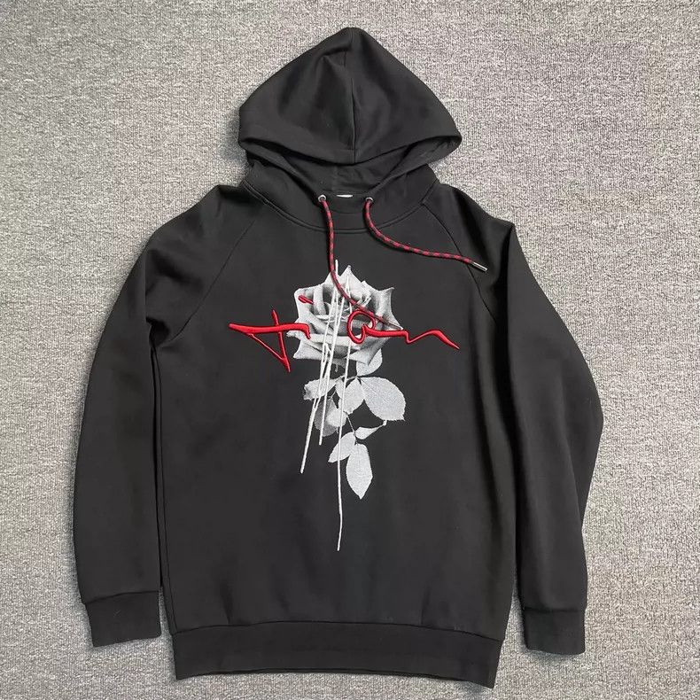 Dior Black embroidered hoodie