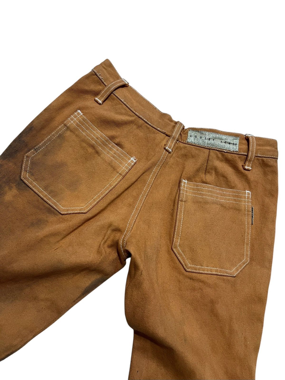 If Six Was Nine × Japanese Brand × Le Grande Bleu (L.G.B.) Egoist mud super flared denim pants Size US 27 - 6 Thumbnail