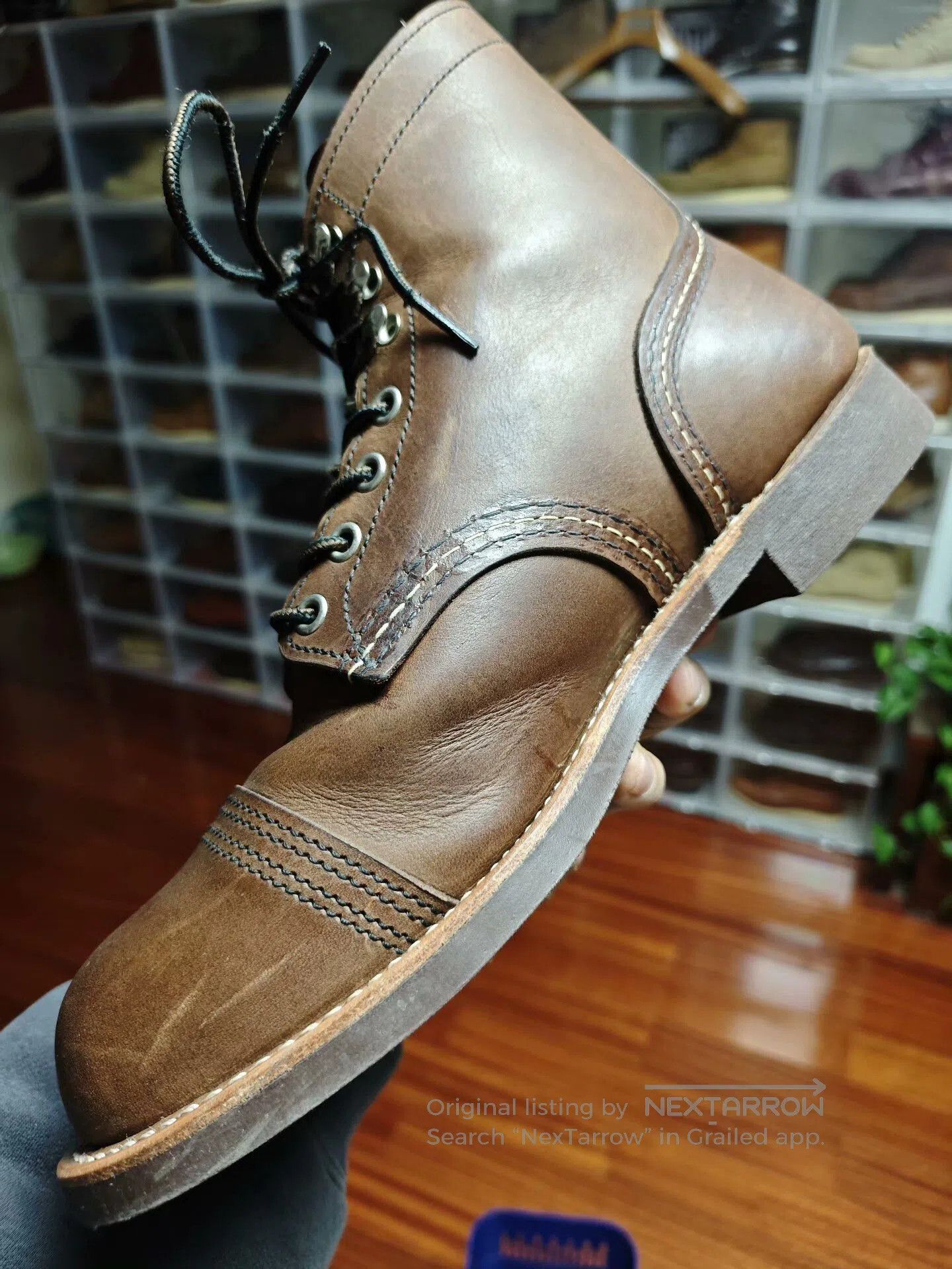 Red Wing Red Wing 8111 Brown Work Boot. Size US 7.5 / EU 40-41 - 6 Thumbnail