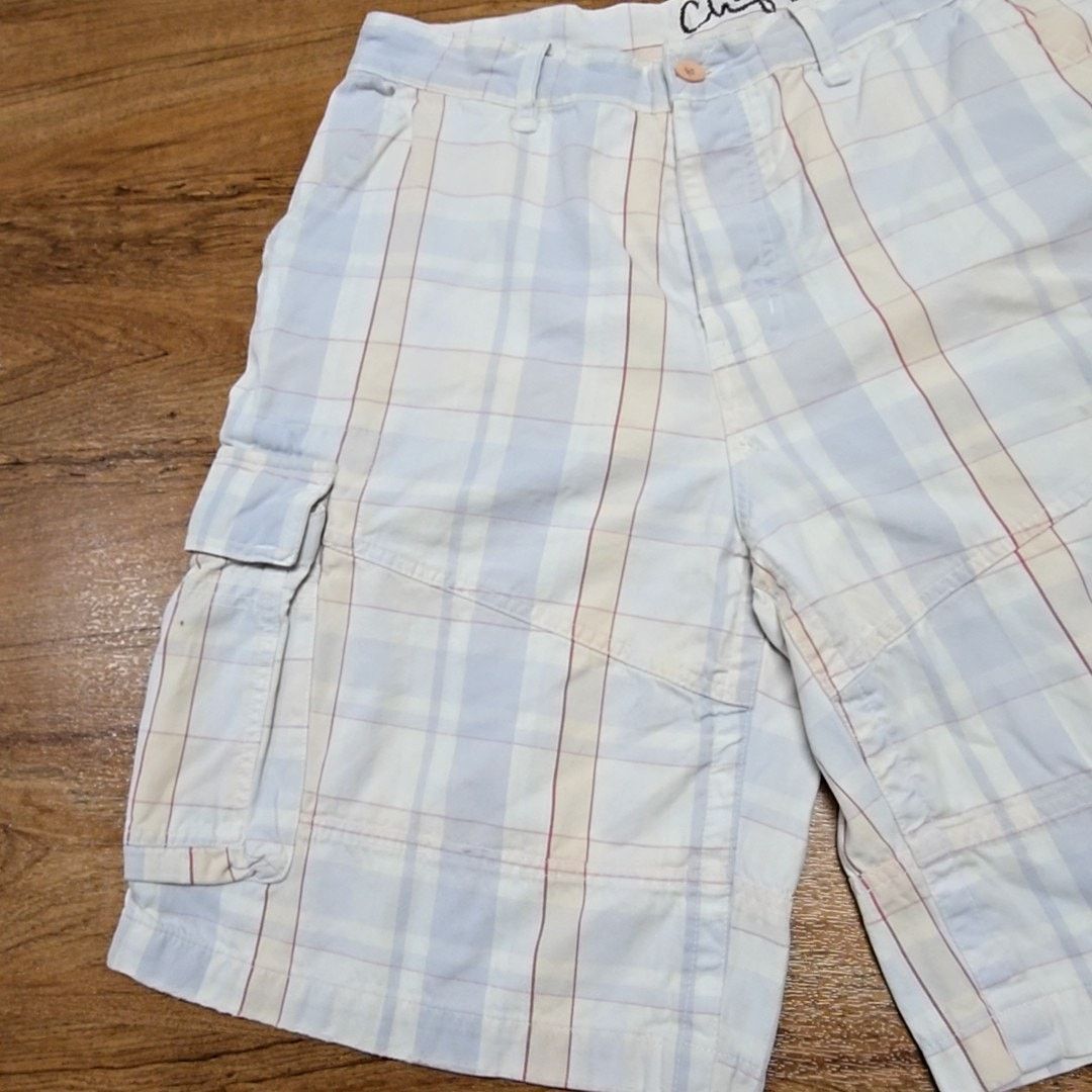 Chip & Pepper Vintage Chip & Pepper Cargo Mens 32 Shorts Plaid 90s Size US 32 / EU 48 - 3 Thumbnail