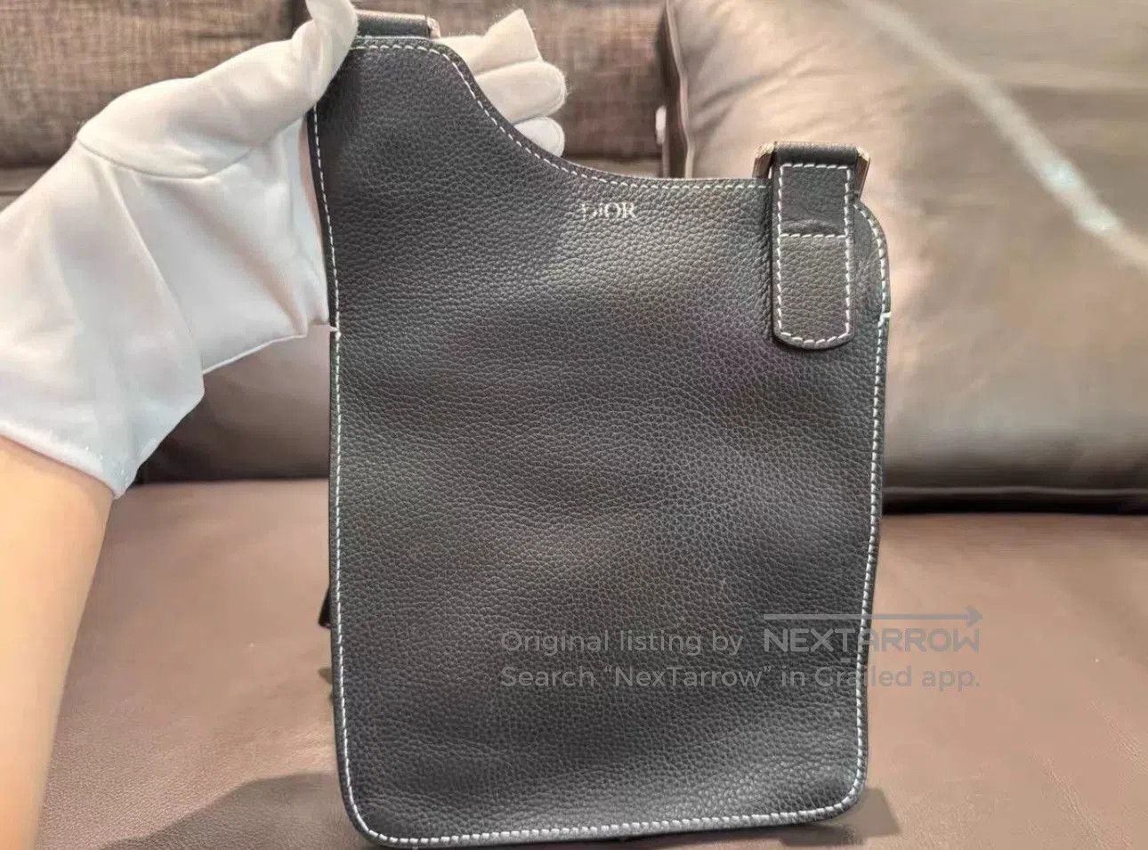 Dior Dior Saddle Bag in Black Leather. Size ONE SIZE - 2 Thumbnail