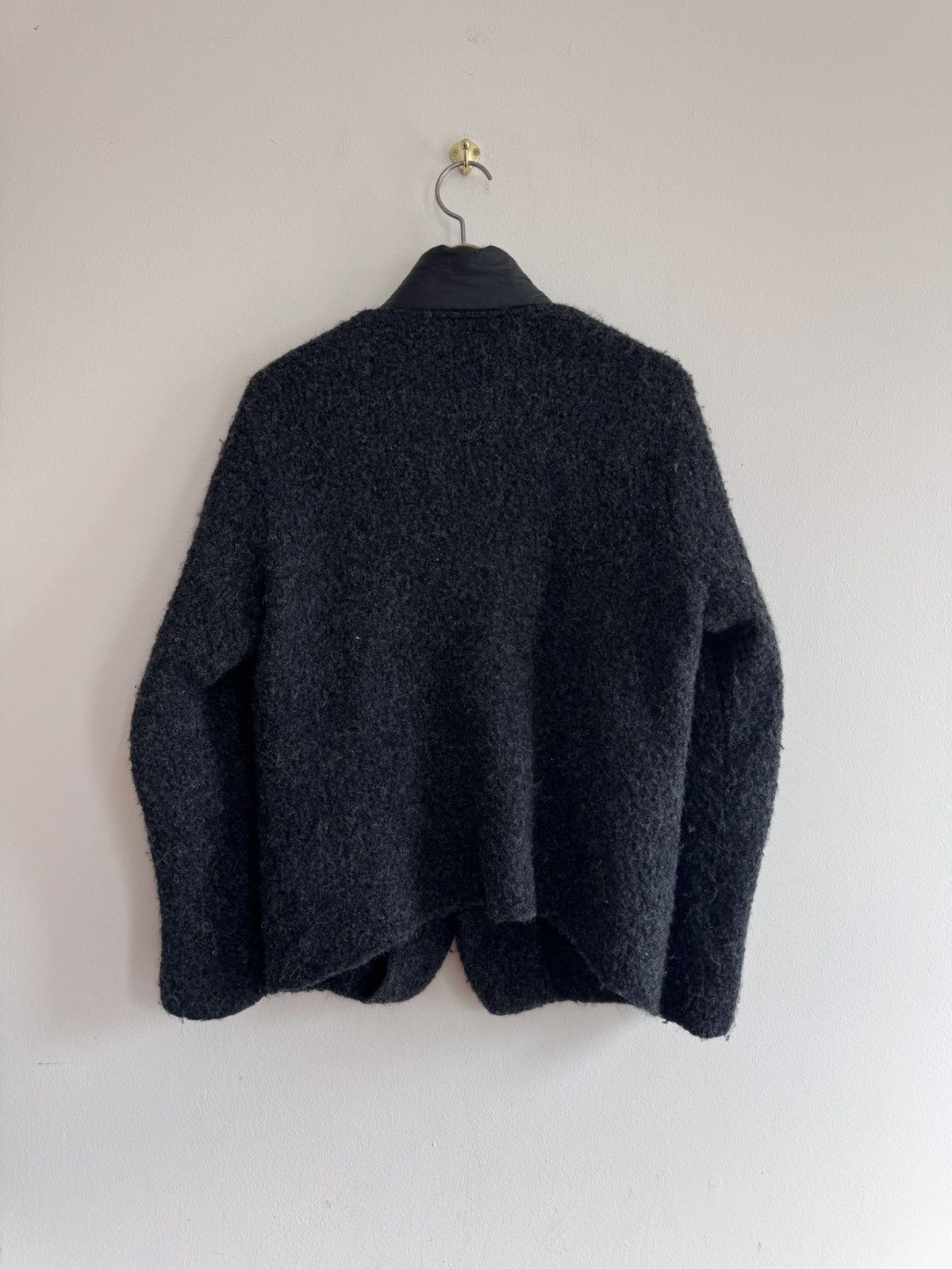 Maison MIHARA YASUHIRO Mihara Yasuhiro Alpaca Wool Jacket Leather Collar Size US M / EU 48-50 / 2 - 4 Thumbnail