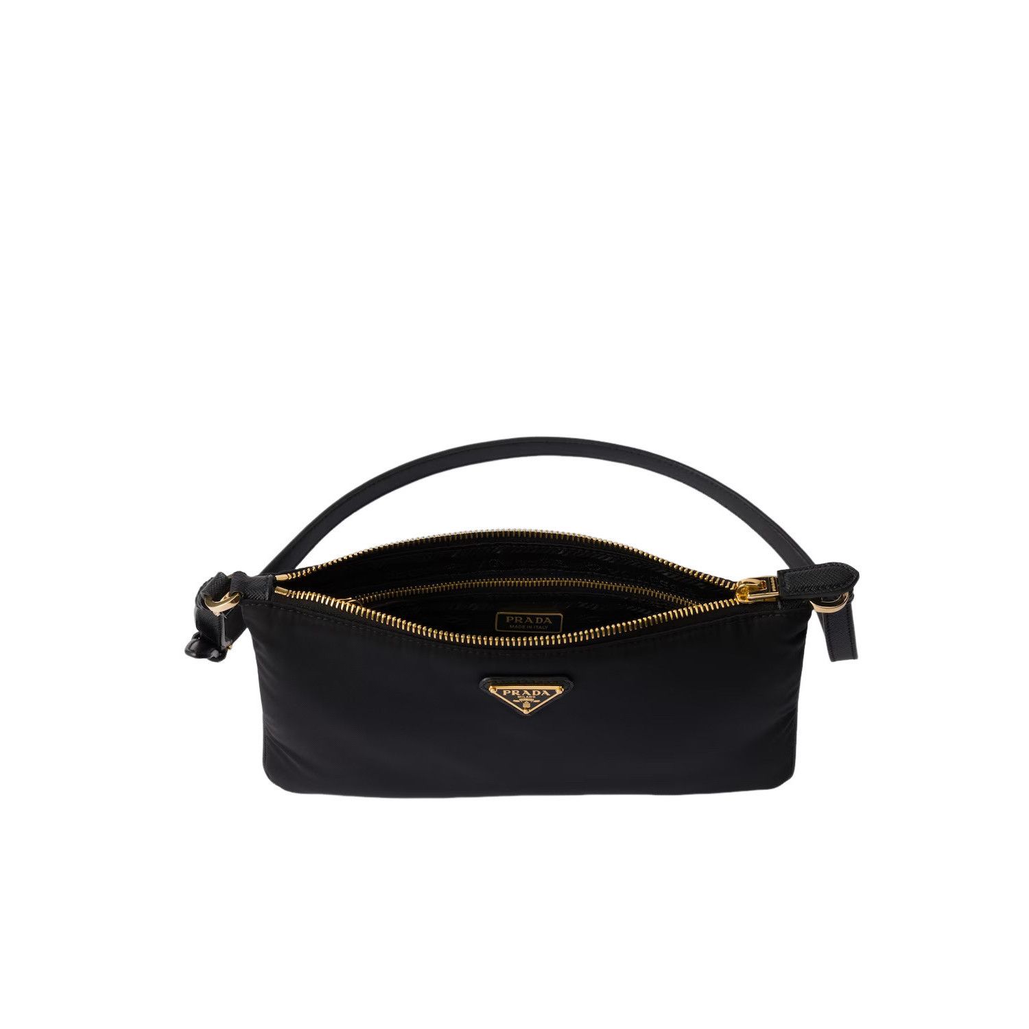 Prada PRADA $1100 Re-Nylon Black Pouch New And Authentic Size ONE SIZE - 4 Thumbnail