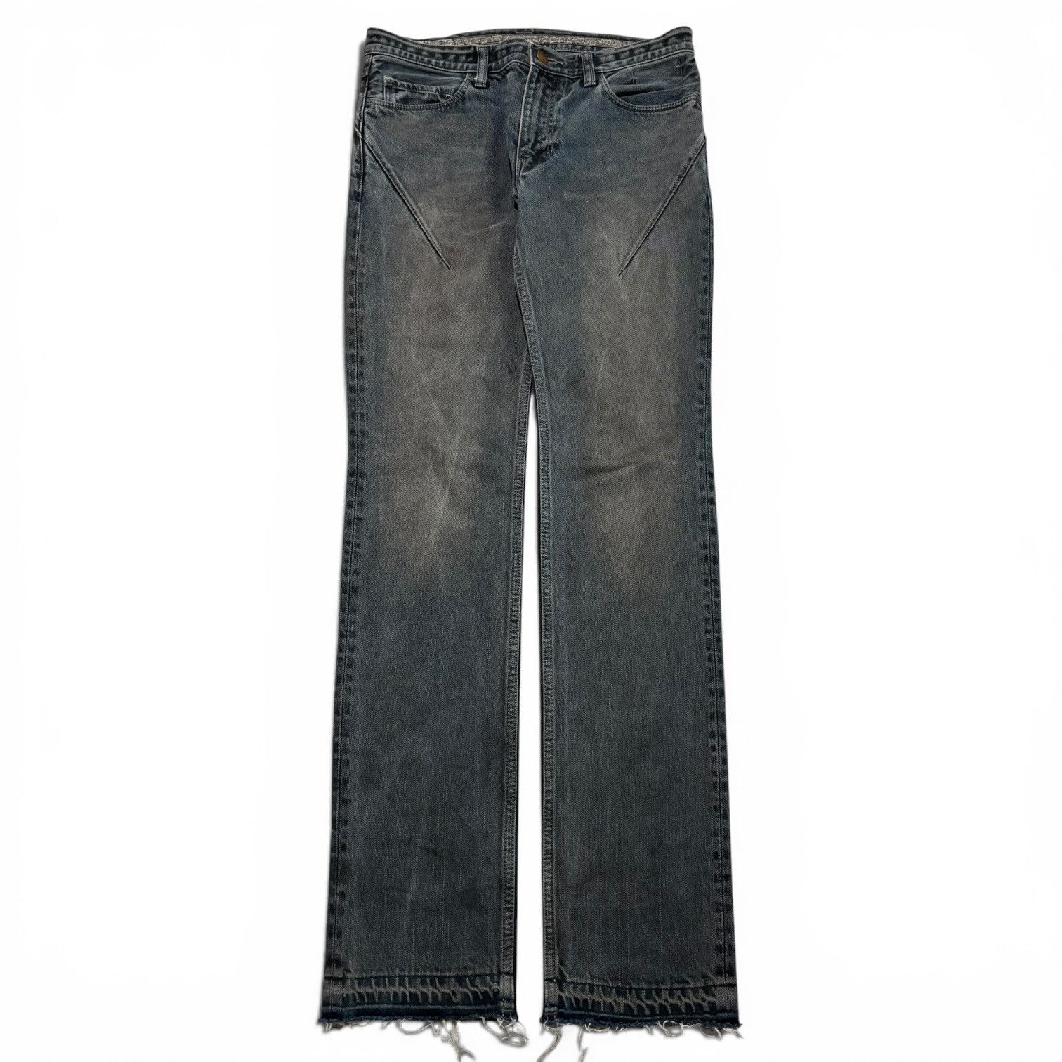 Number (N)ine NUMBER NINE SS08 “BIRDS” MUDWASH PAIN DENIM | Grailed