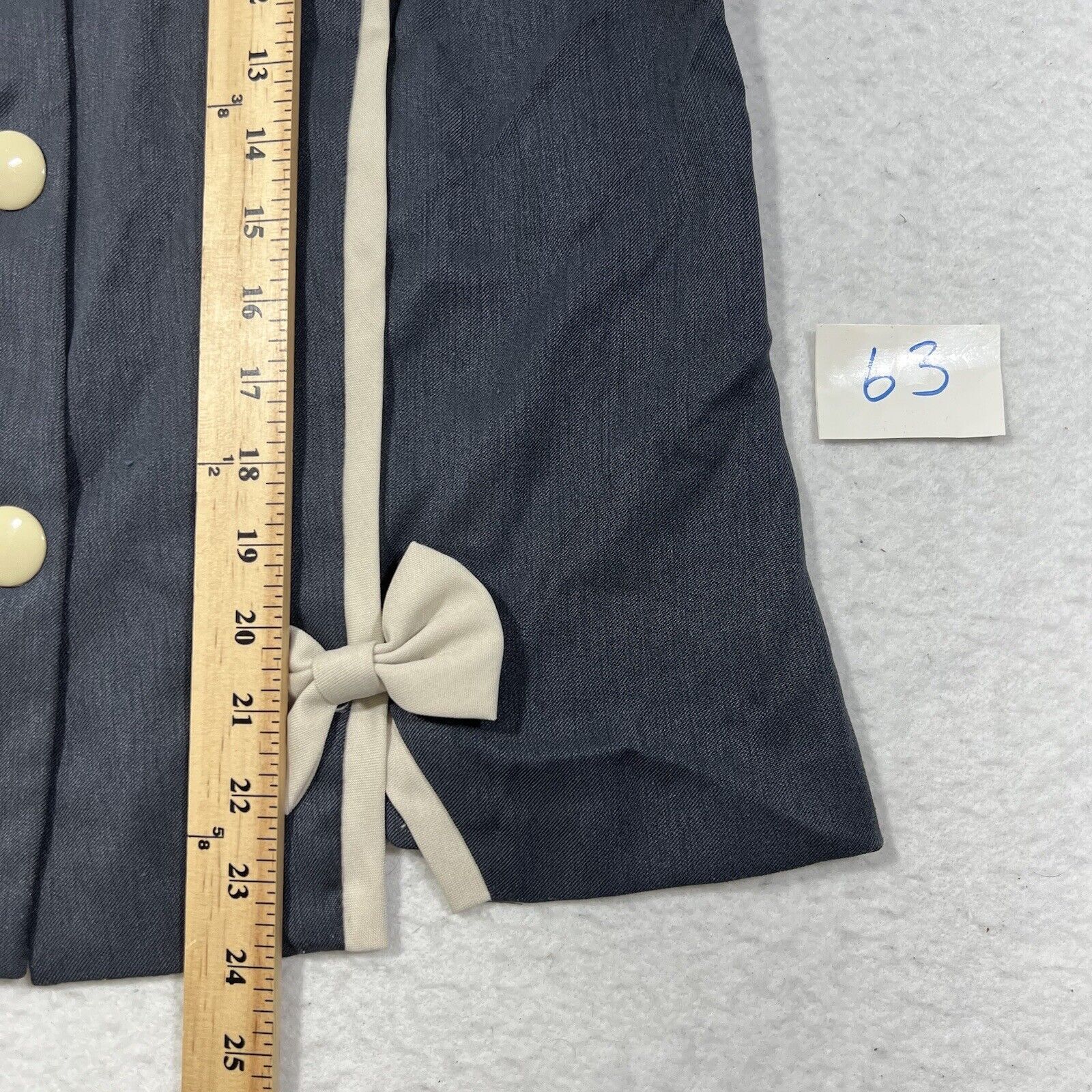 Vintage Vintage Good Times Button Front Blouse Top Bowtie Shirt USA Size XL / US 12-14 / IT 48-50 - 9 Thumbnail