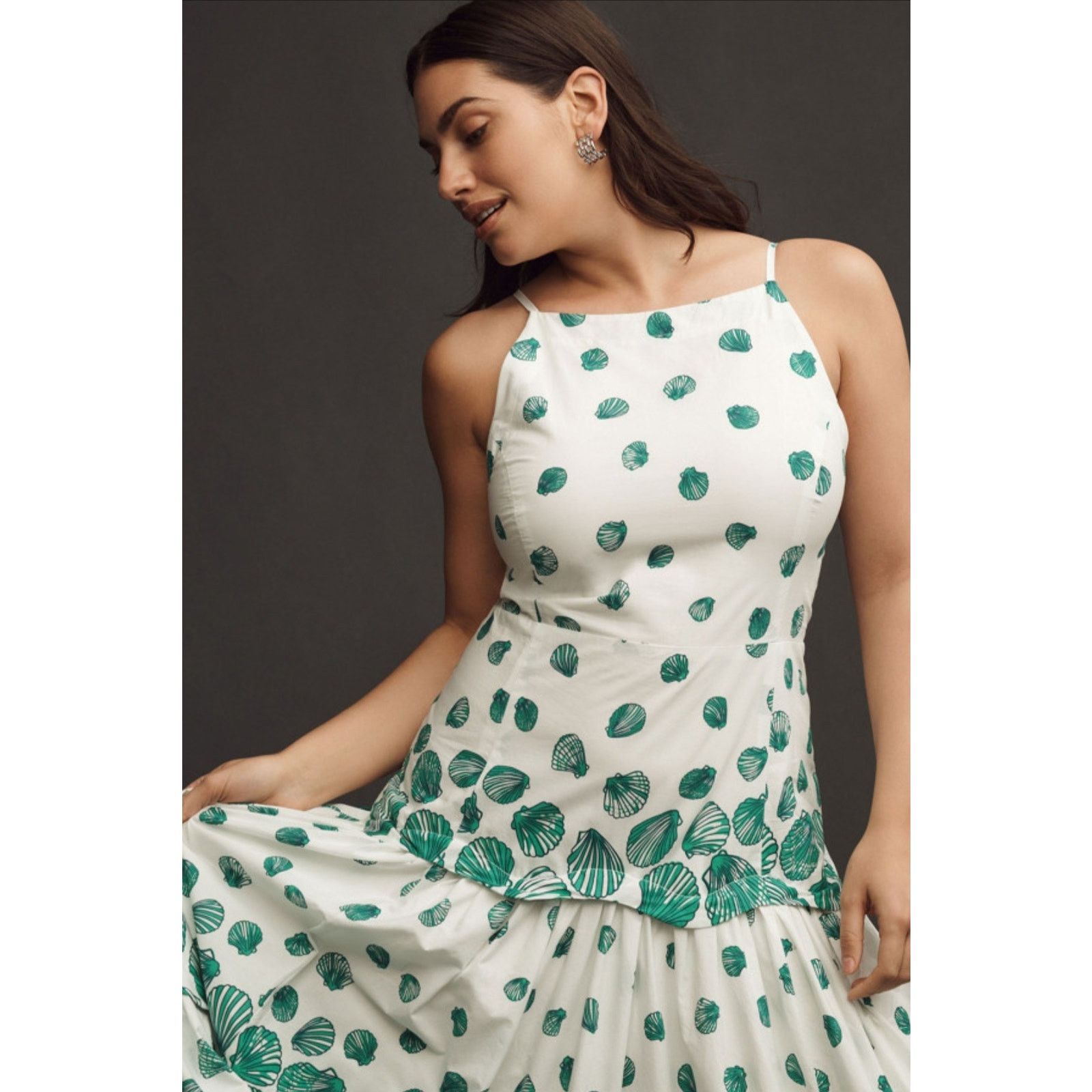 black and white halter mini dress Amina Polka Dot Halter Mini Dress main image 0
