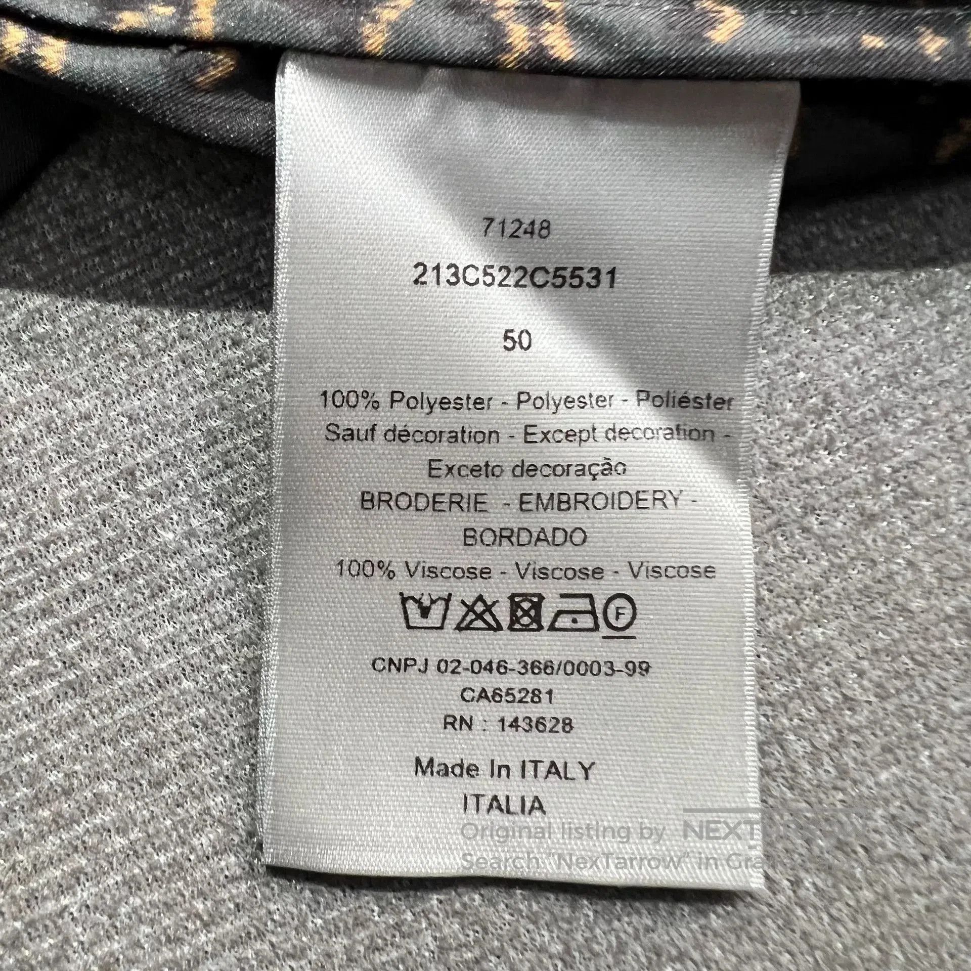 Dior Dior x Travis Scott Cactus Print Zip Jacket. Size US M / EU 48-50 / 2 - 6 Thumbnail