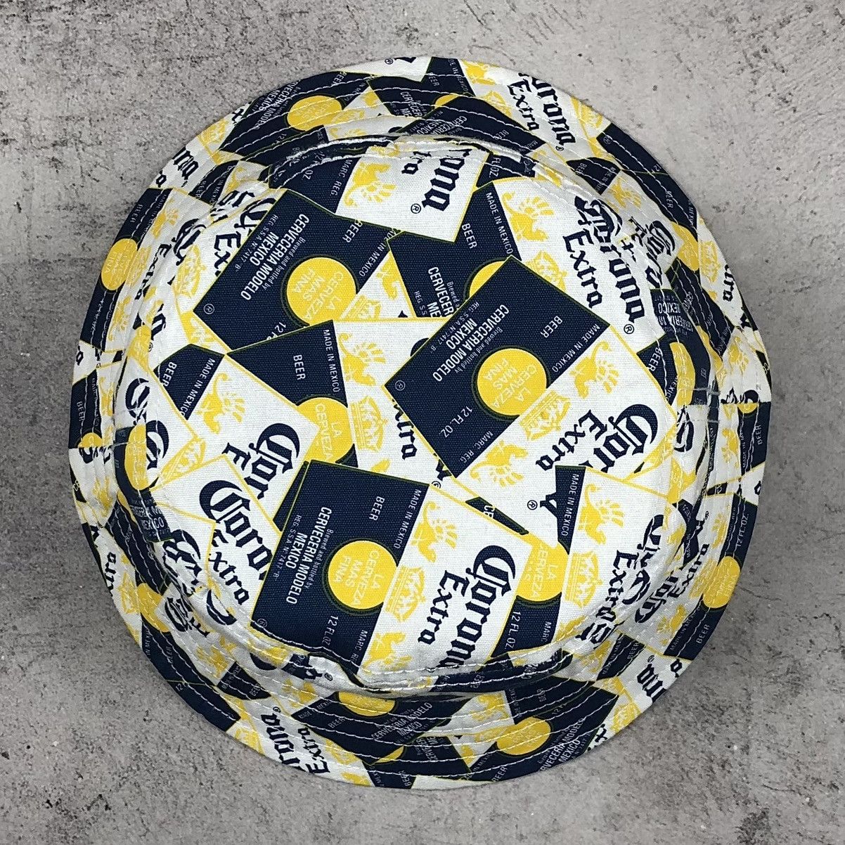 Vintage Y2K Corona Extra Beer AOP All Over Print Summer Bucket Hat Size ONE SIZE - 4 Thumbnail