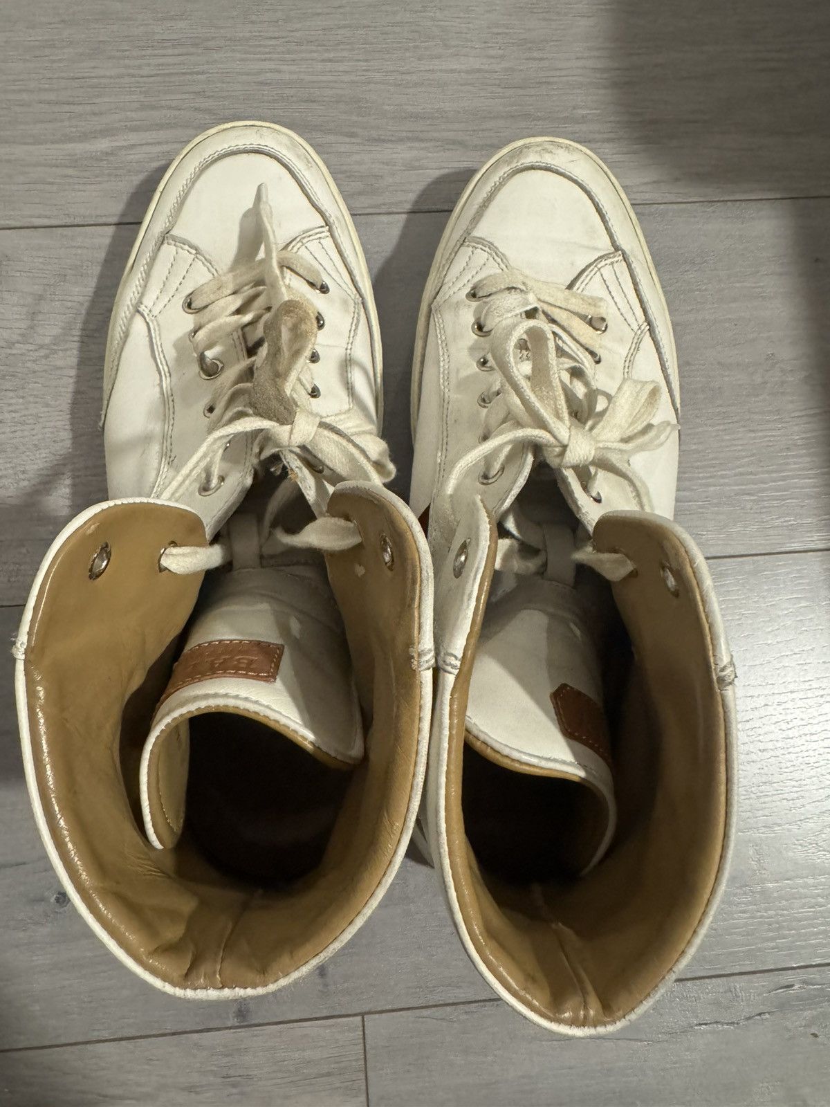 Bally BALLY high top leather Italian made sneaker Size US 10 / EU 43 - 6 Thumbnail