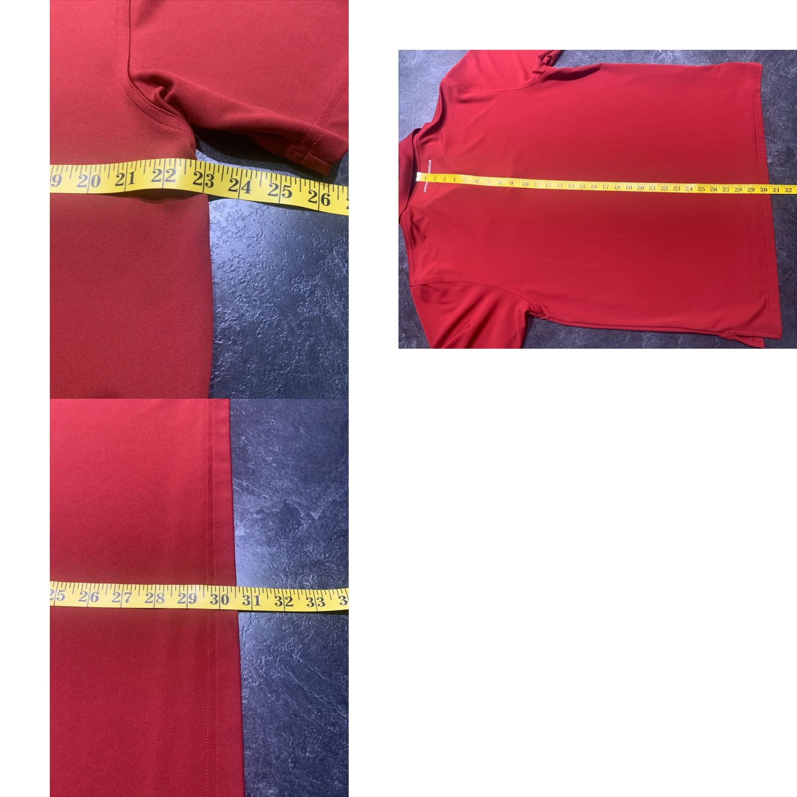 Under Armour Under Armour Golf Polo Shirt Large Red Short Sleeve Activewear Mens Regular Fit Size US L / EU 52-54 / 3 - 8 Thumbnail
