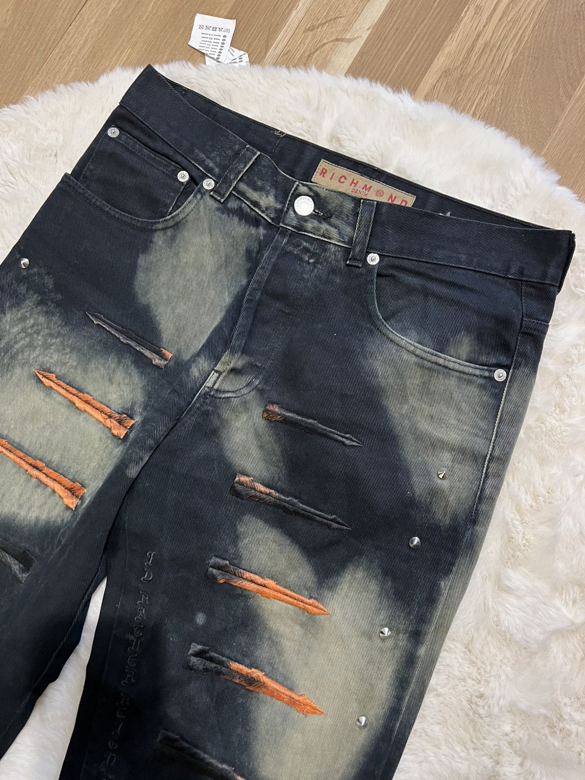 If Six Was Nine Vintage Richmond jeans avant garde punk if6was9 style 2000s Size US 31 - 6 Thumbnail