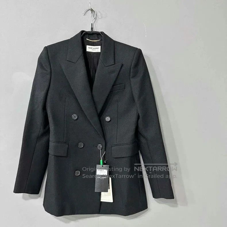 Saint Laurent Paris Saint Laurent Paris Black Blazer. Size US XS / EU 42 / 0 - 2 Thumbnail