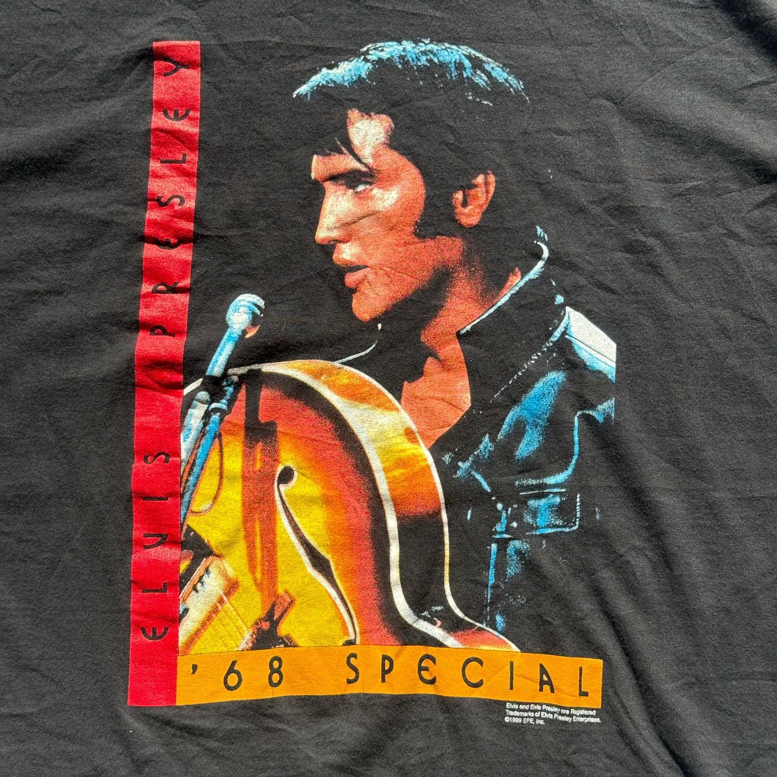 Hanes Vintage 1999 Elvis Presley '68 Special Graphic T-Shirt Hanes Size US XL / EU 56 / 4 - 3 Thumbnail