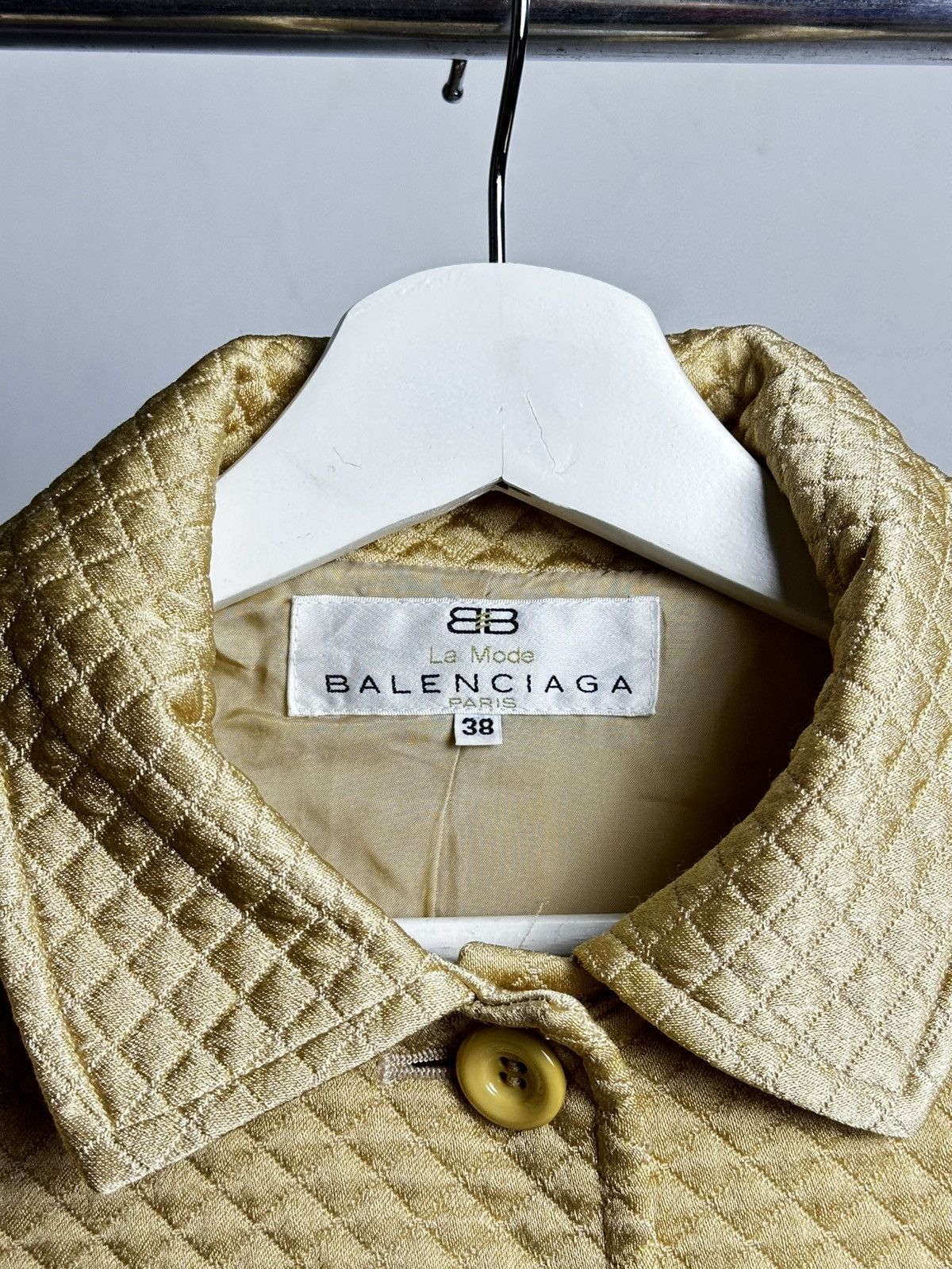 Balenciaga 90’s Balenciaga Quilted Jacket Size S / US 4 / IT 40 - 2 Thumbnail