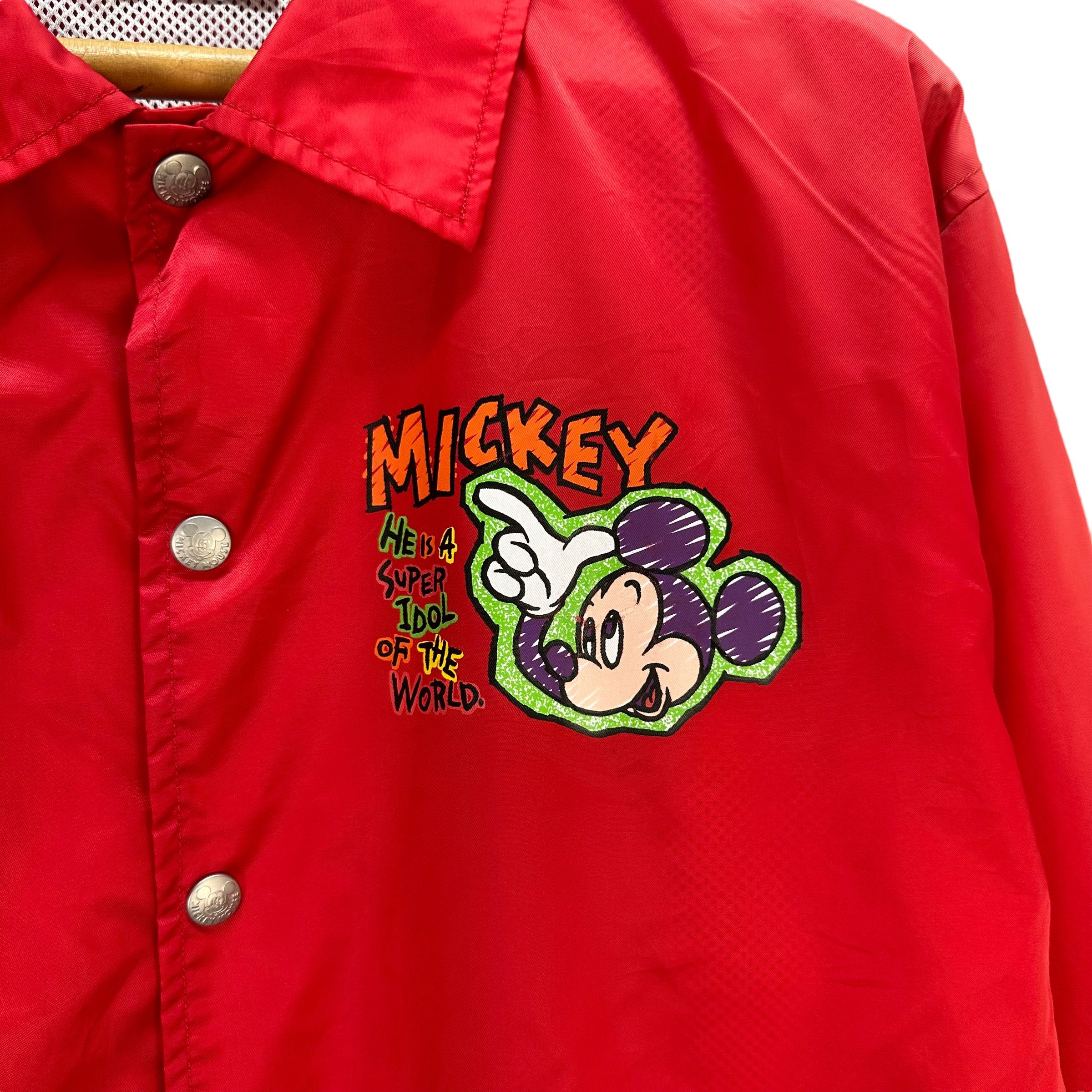 Mickey Mouse MICKEY MOUSE GRAPHIC COACH JACKET #7581-154 Size US S / EU 44-46 / 1 - 6 Thumbnail