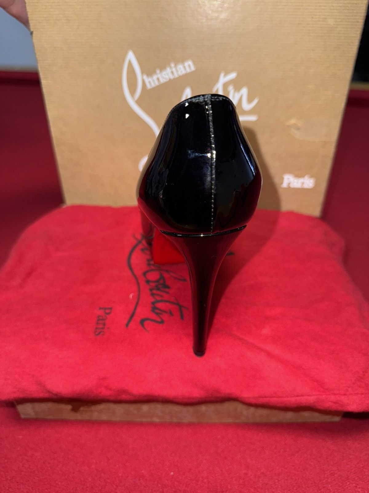 Christian Louboutin Christian Louboutin Bianca 120 Patent Calf Platform Pumps Size US 6.5 / IT 36.5 - 10 Thumbnail