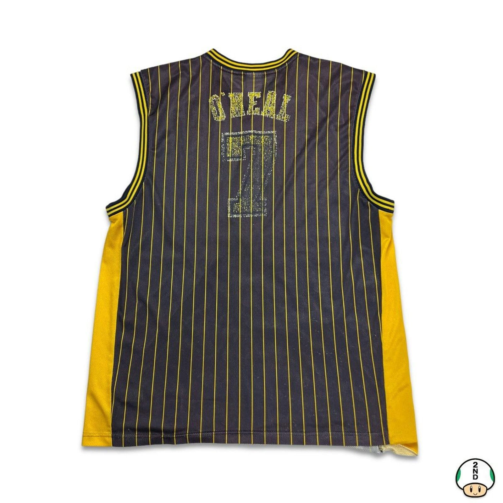 Used Vintage Indiana Pacers Jermaine O'Neal pinstrip Nike Jersey, Men's 2024 XL