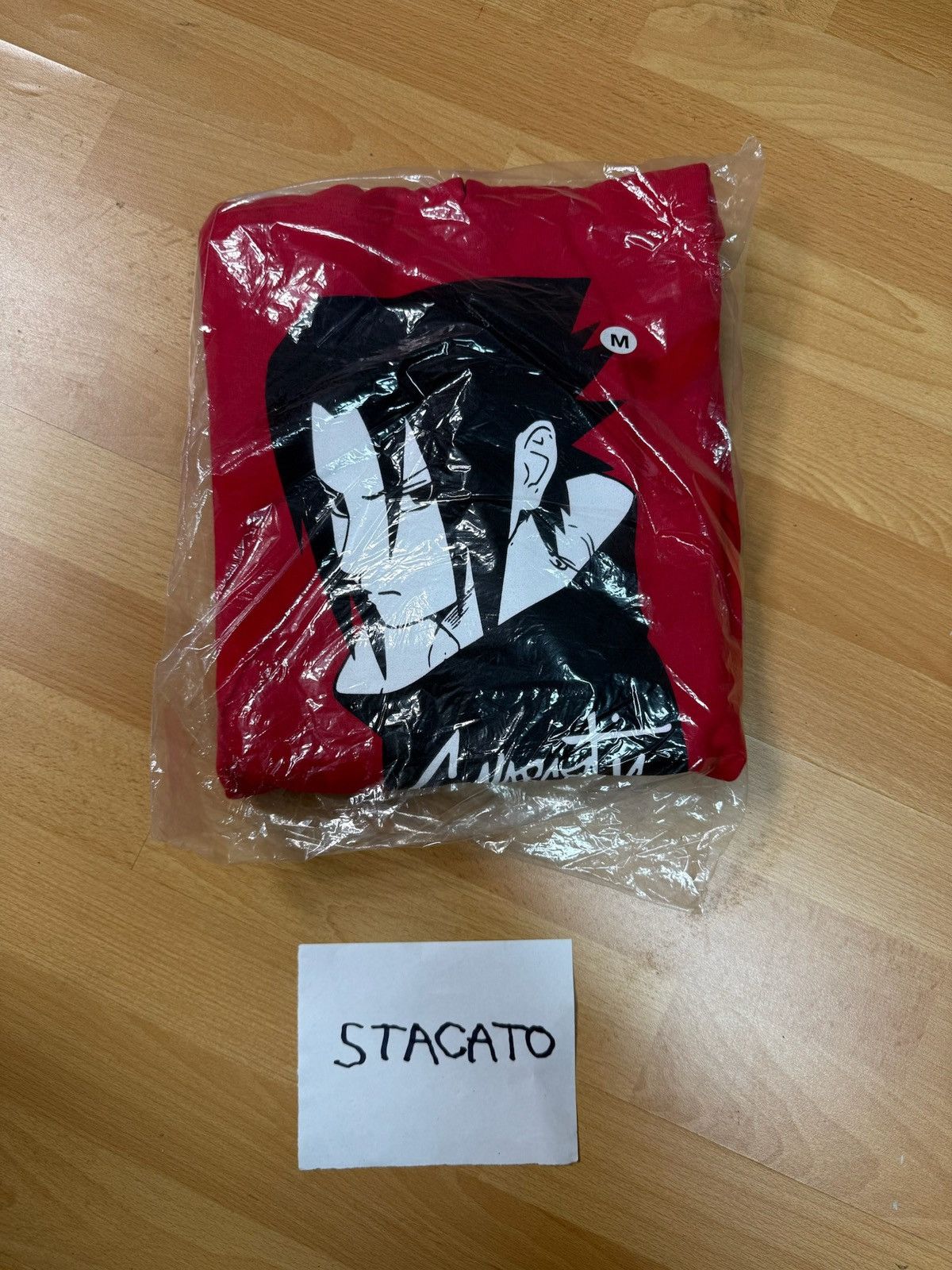 Glo Gang × Gnarcotic Gnarcotic Naruto Sasuke Hoodie Red Medium Size US M / EU 48-50 / 2 - 2 Thumbnail