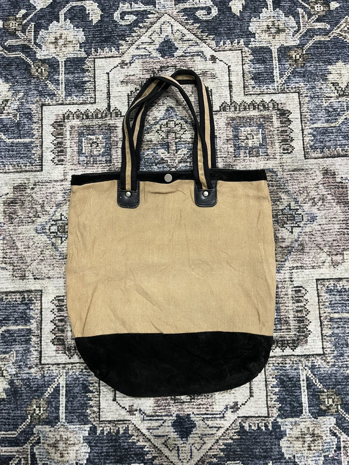 MasterPiece × Vintage Vintage Master Piece Japan Product Navajo Printed Tote Bag Size ONE SIZE - 4 Thumbnail