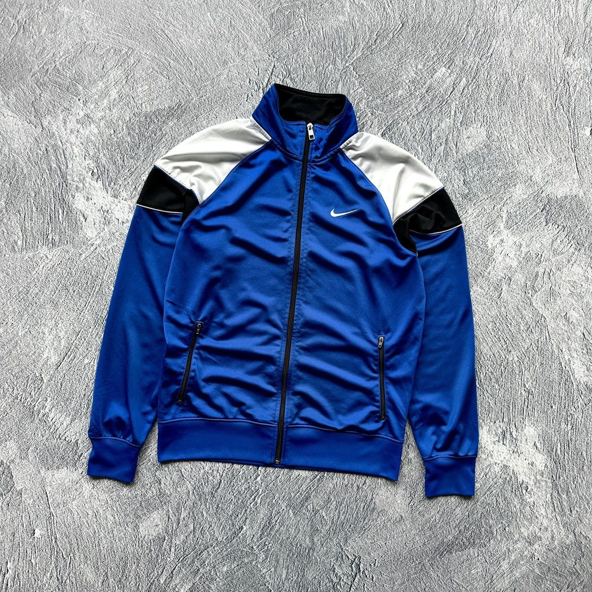 Nike Vintage Nike Track Jacket Full Zip YKK Blue Size: M Size US M / EU 48-50 / 2 - 4 Thumbnail