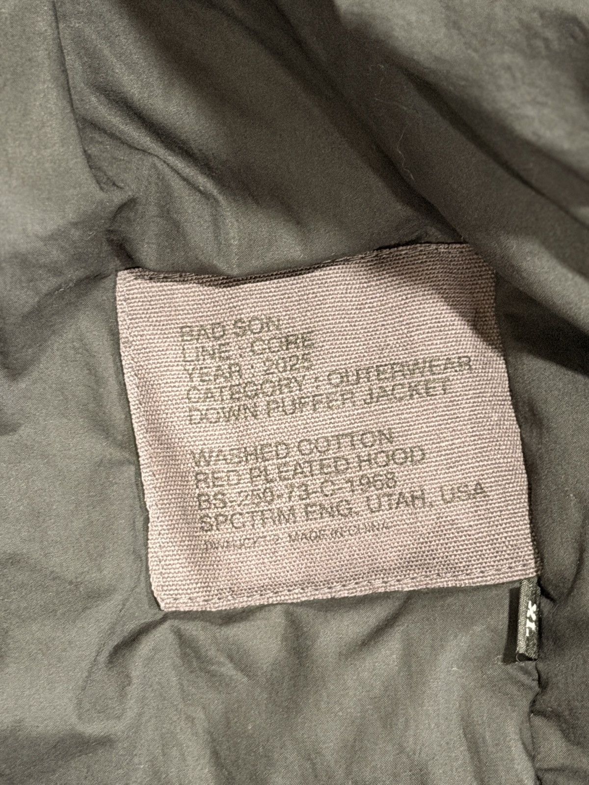 Bad Son BAD SON 'CORE' DOWN PUFFER JACKET XL Size US XL / EU 56 / 4 - 6 Thumbnail