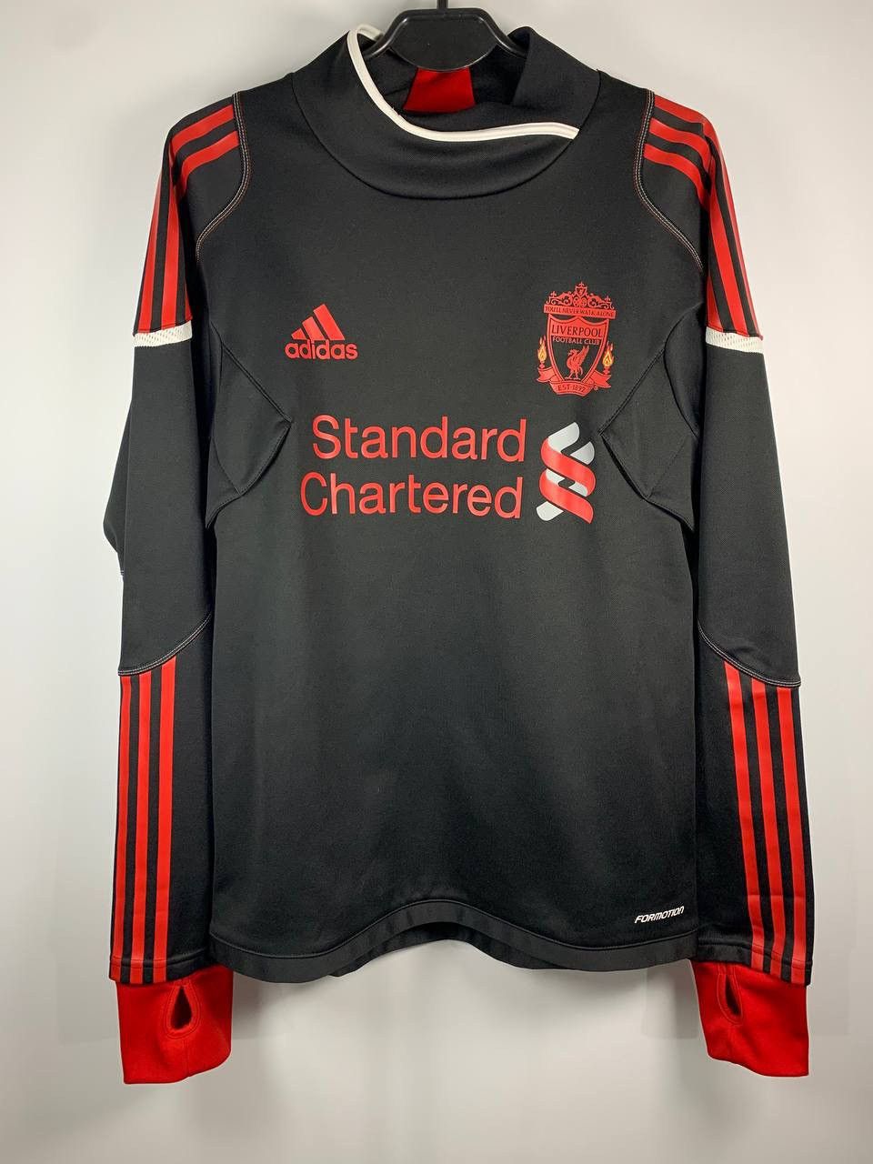 Adidas × Vintage Adidas Liverpool FC Training Top 2010/11 Black Red Size US M / EU 48-50 / 2 - 1 Thumbnail