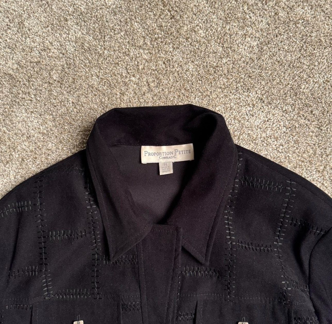Other PROPORTION PETITE “SCAR STITCH” BUTTON UP Size US M / EU 48-50 / 2 - 2 Thumbnail