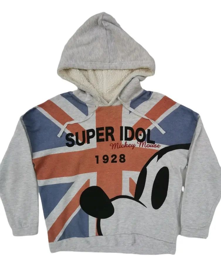 Japanese Brand Rare!!! Disney: Super Idol Mickey Mouse Big Logo Sweatshirts Size US M / EU 48-50 / 2 - 1 Thumbnail
