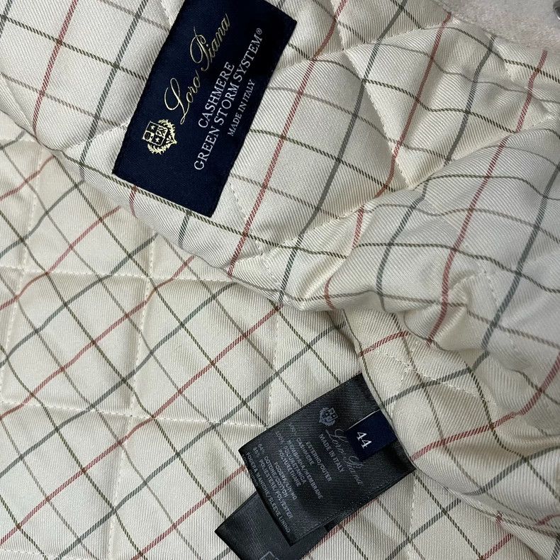 Loro Piana LORO PIANA Classic short women's natural blended cashmere Size L / US 10 / IT 46 - 4 Thumbnail