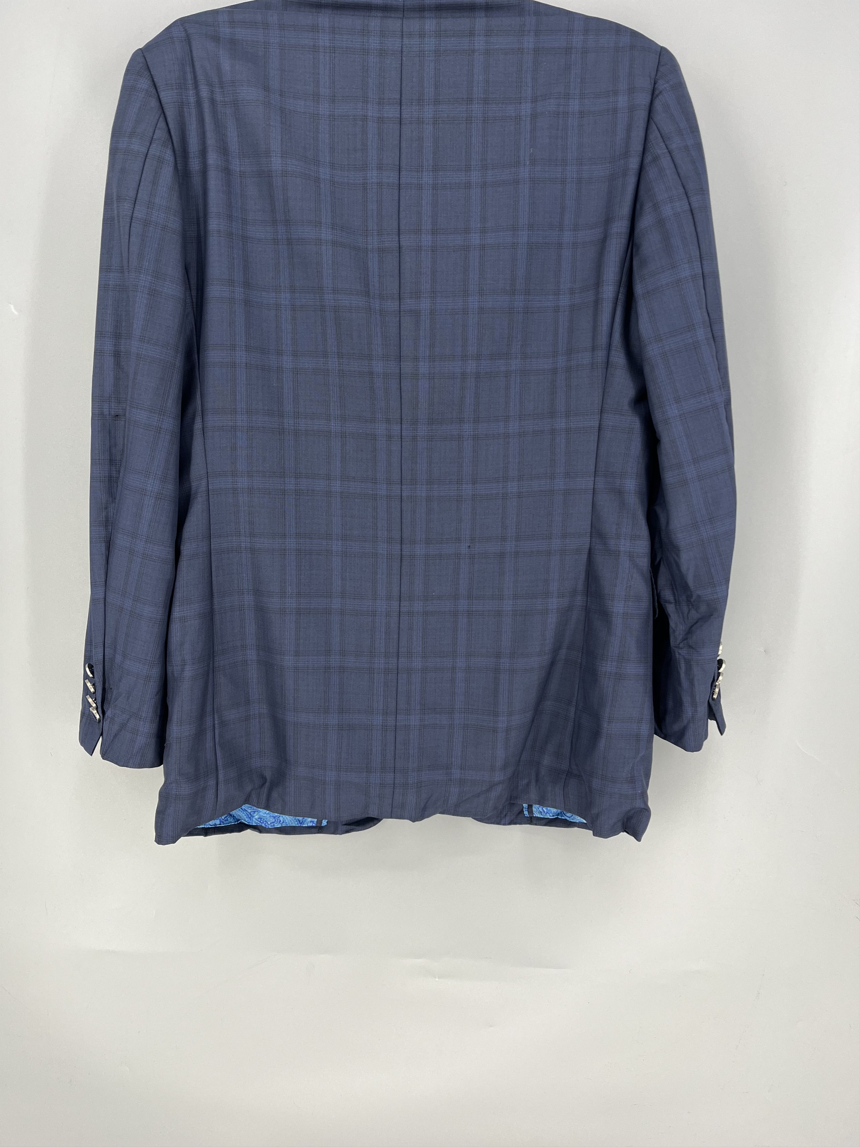 Stefano Ricci Stefano Ricci Two Button Eagle Logo Blazer Super 150 Wool Size 50R - 9 Thumbnail