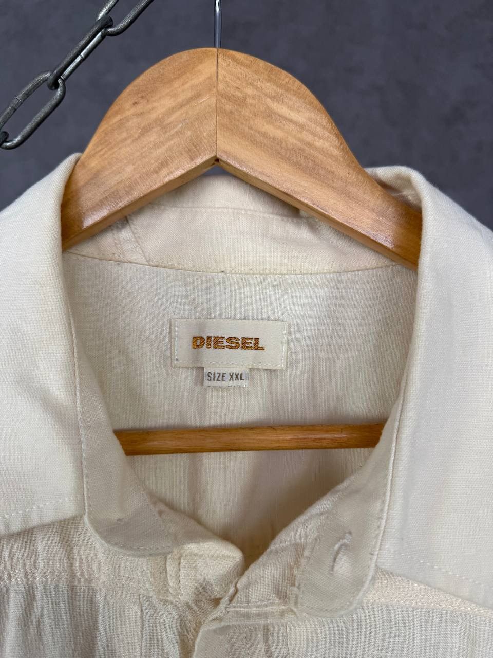Diesel Diesel designer linen shirt Size US XXL / EU 58 / 5 - 4 Thumbnail