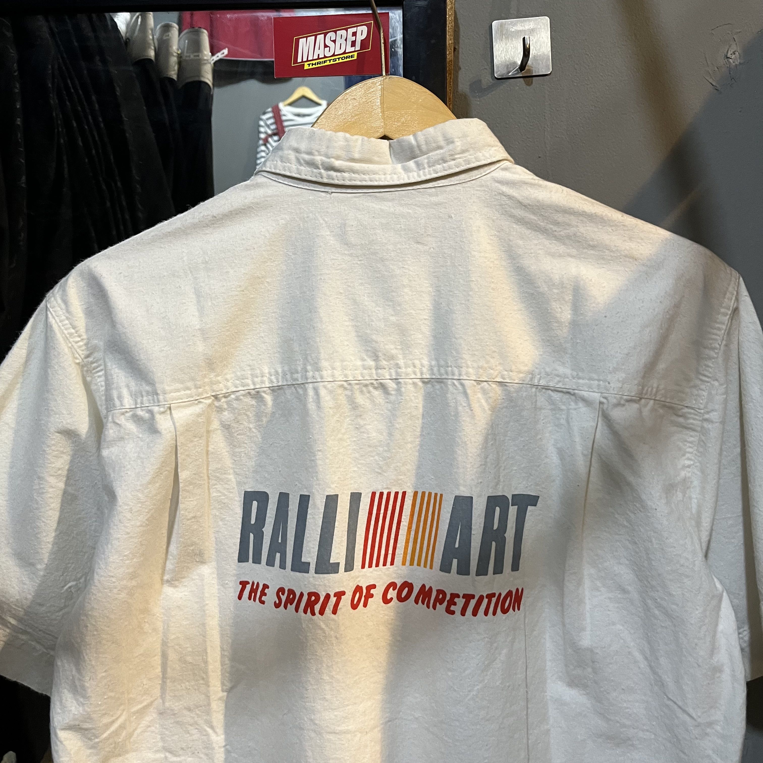 Japanese Brand × Vintage Ralli art racing short sleeve button shirt Size US M / EU 48-50 / 2 - 5 Thumbnail