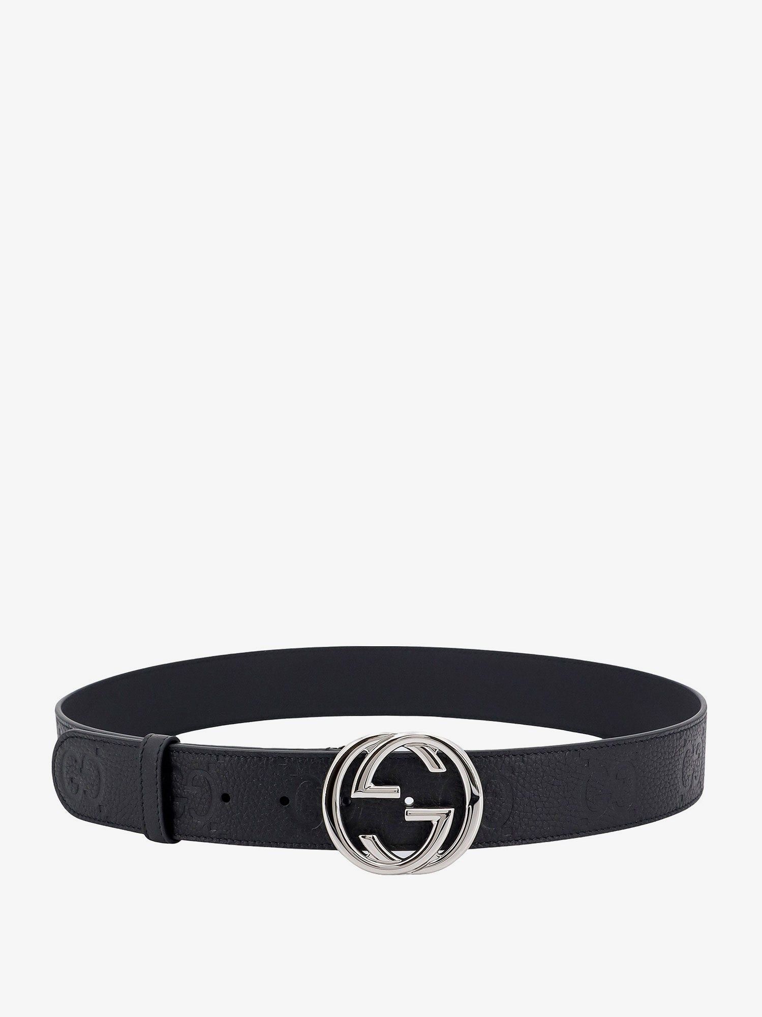 Gucci Belt Man Black Belts, Men's Product Image