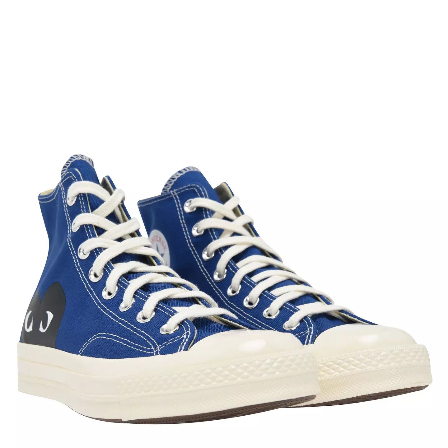 Comme des Garcons PLAY o1g2r1mq0426 Chuck Logo High Top Trainers in Blue Size US 10 / EU 43 - 4 Thumbnail