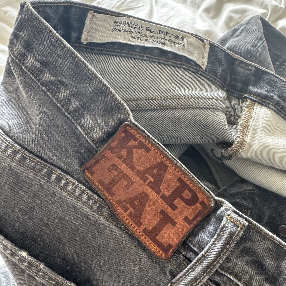 Kapital Kapital Monkey Cisco Straight-Leg Distressed Jeans Size US 34 / EU 50 - 4 Thumbnail