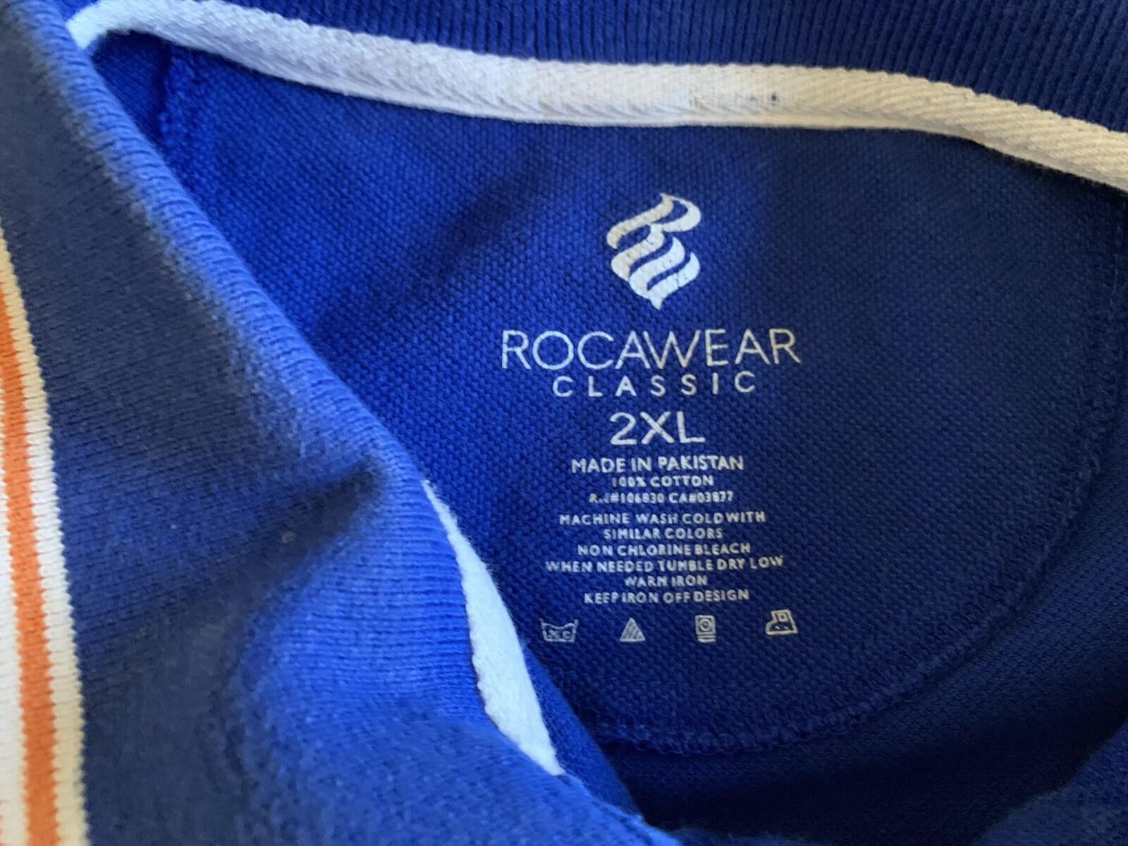 Rocawear Men's blue Rocawear Classic 2XL polo shirt Size US XXL / EU 58 / 5 - 7 Thumbnail