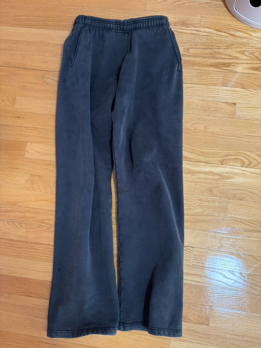 Entire Studios Straight Leg Sweatpants Washed Black Size US 30 / EU 46 - 1 Thumbnail